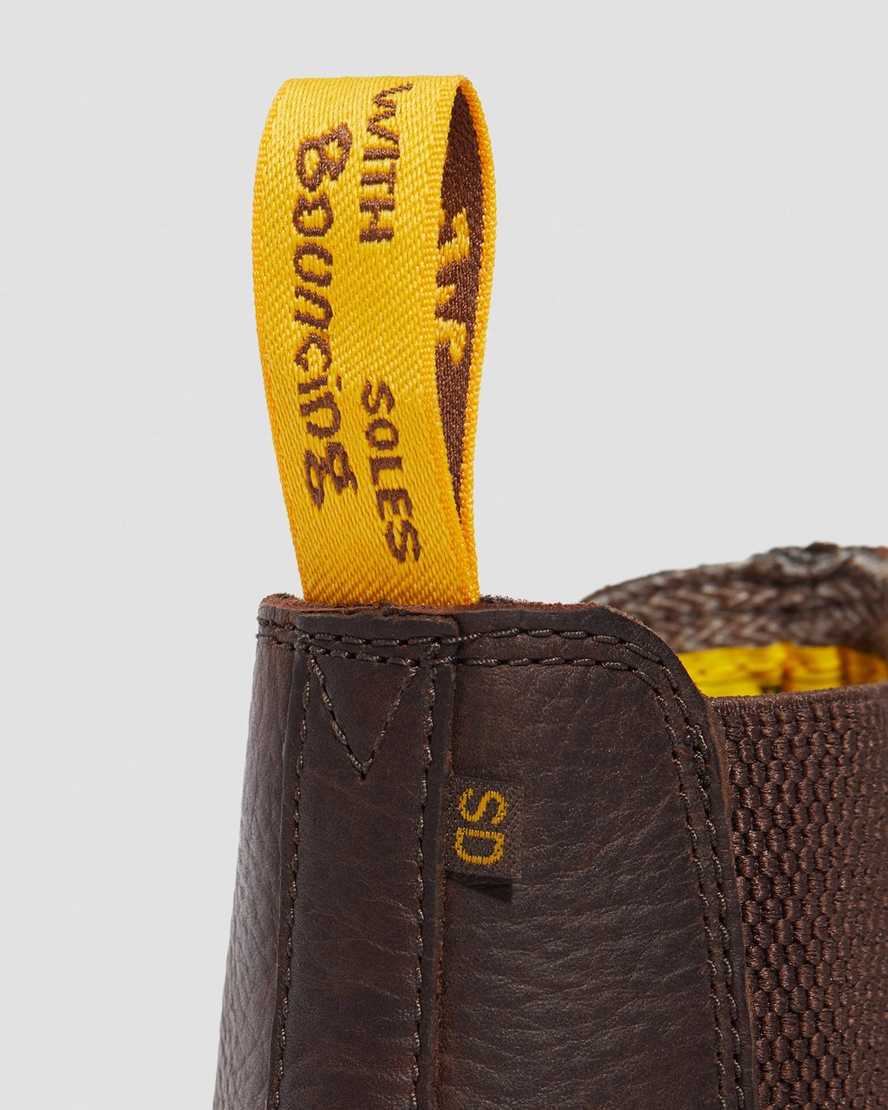 brown dr martens fellside chelsea mens work boots