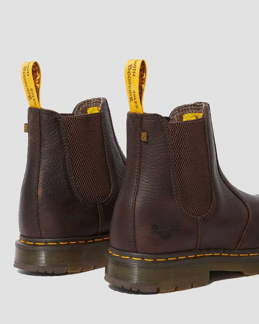 brown dr martens fellside chelsea mens work boots