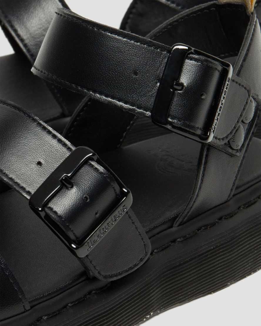 black dr martens gryphon mens gladiator sandals
