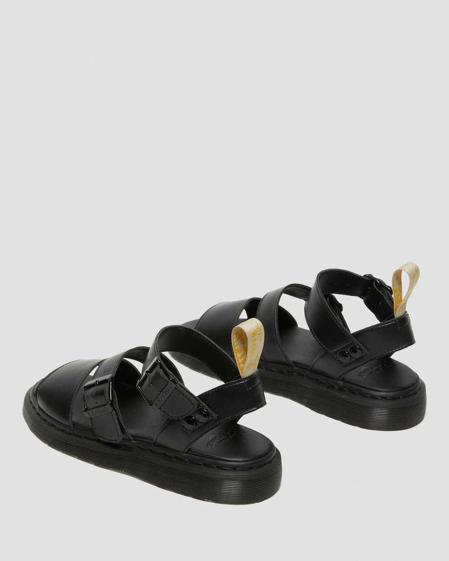 black dr martens gryphon mens gladiator sandals