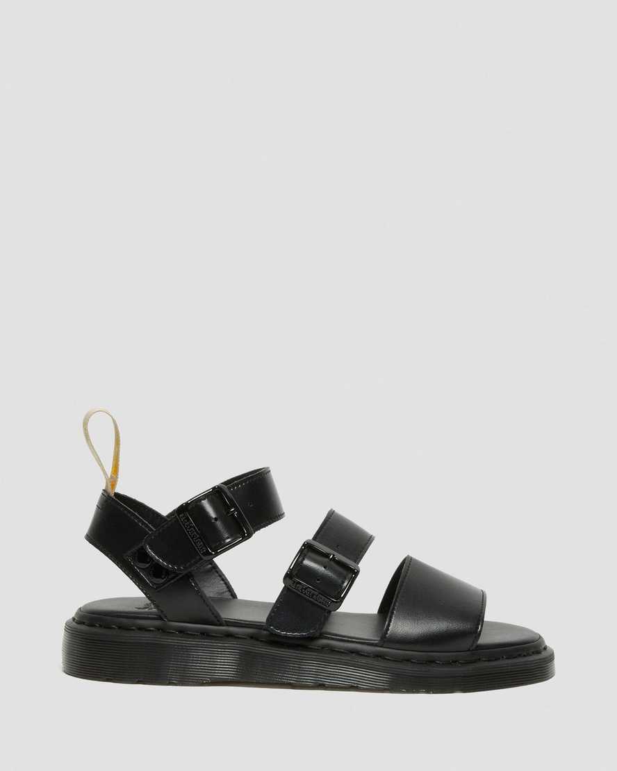 black dr martens gryphon mens gladiator sandals