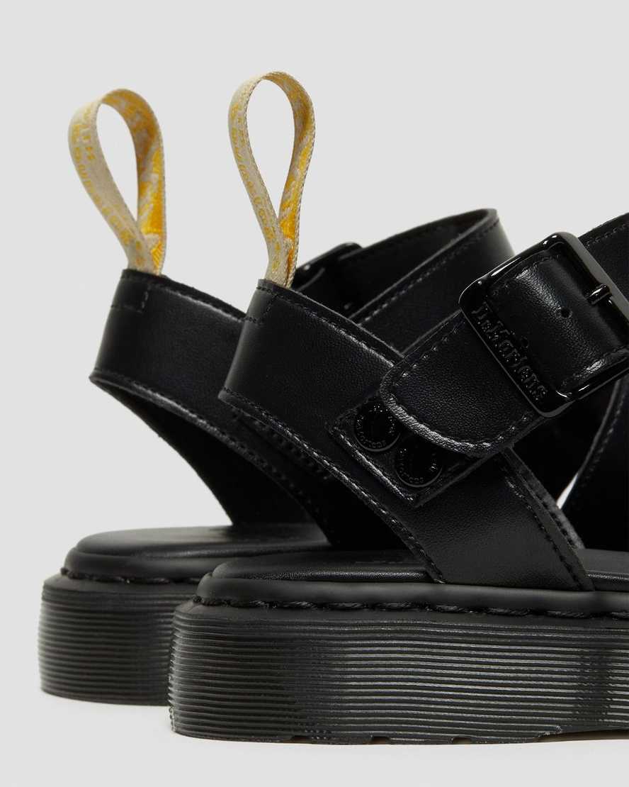 black dr martens gryphon mens gladiator sandals