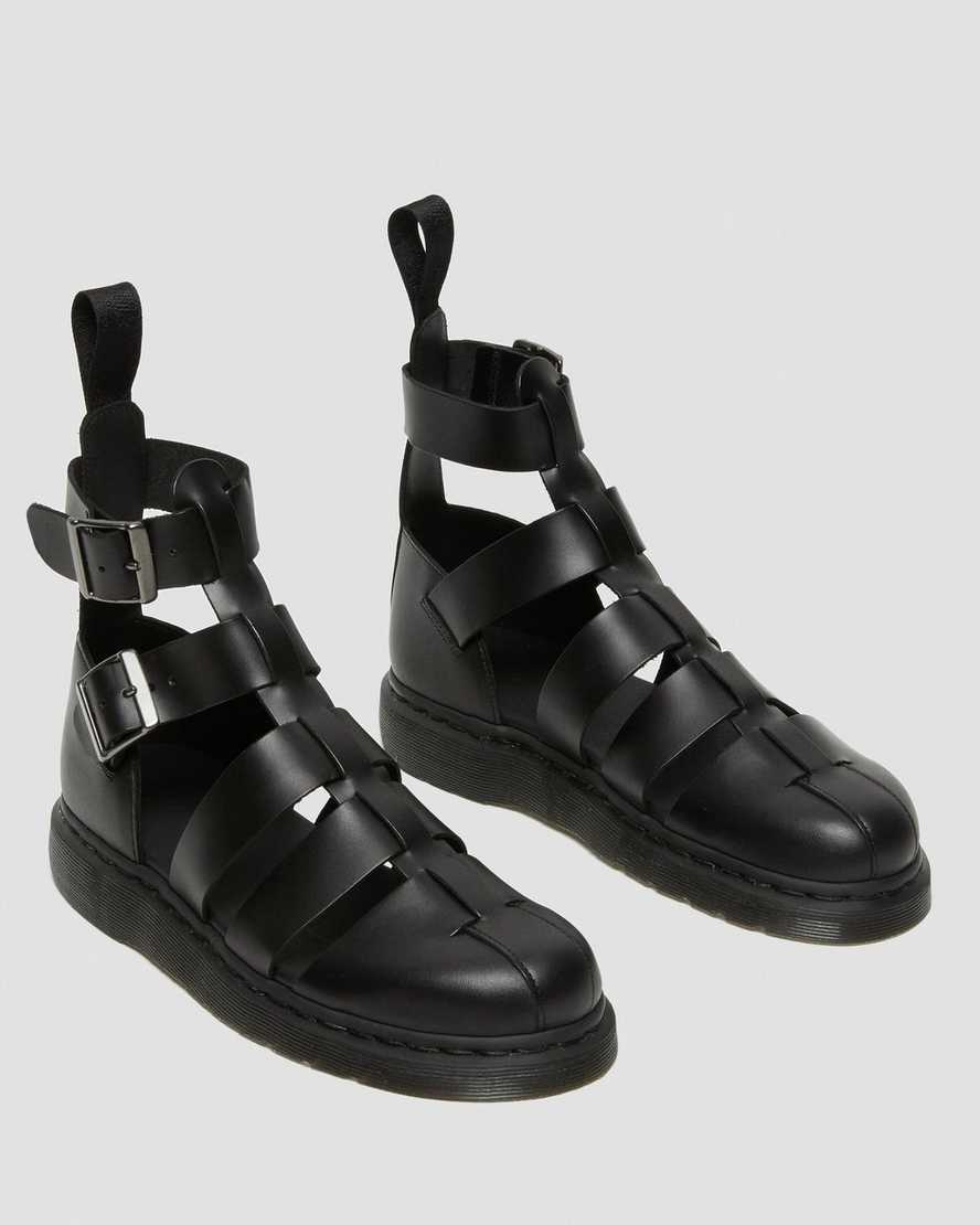 black dr martens geraldo mens gladiator sandals