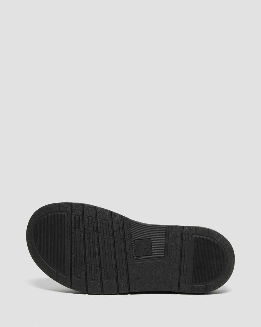 black dr martens dax mens slide sandals