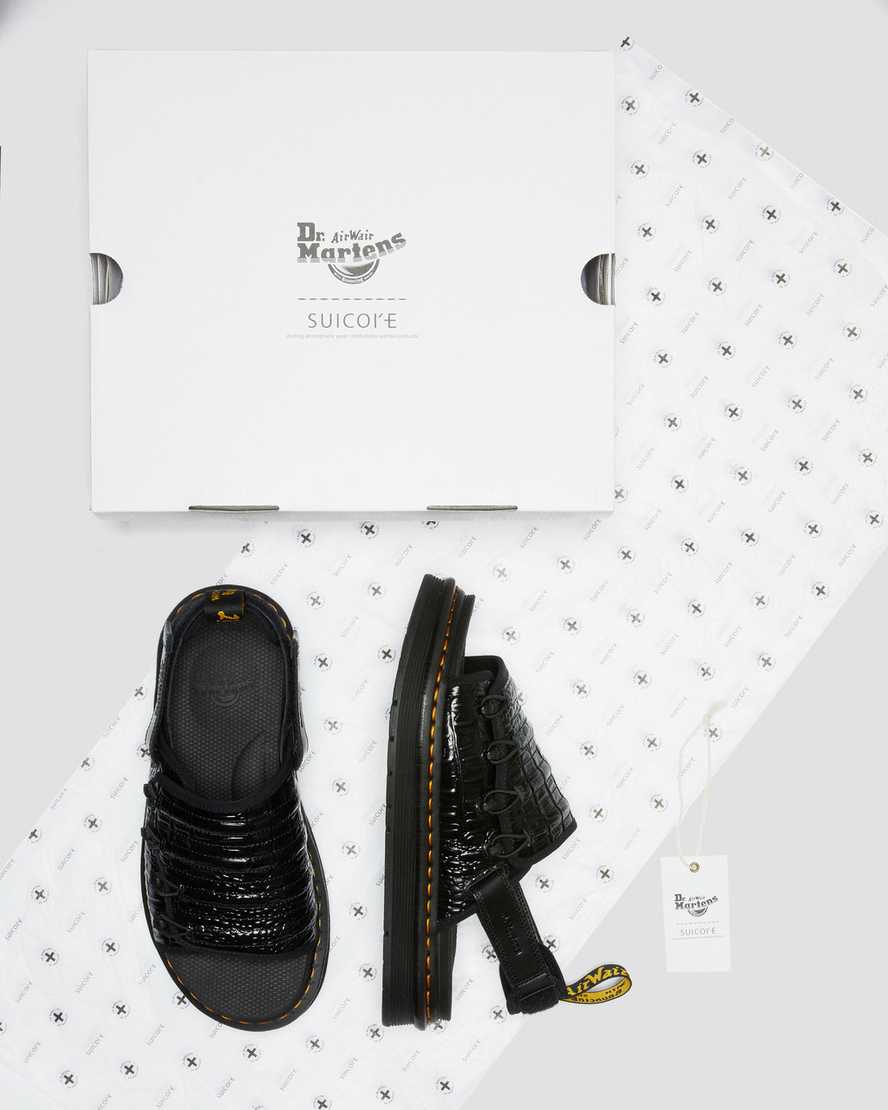 black dr martens mura suicoke croco mens sandals
