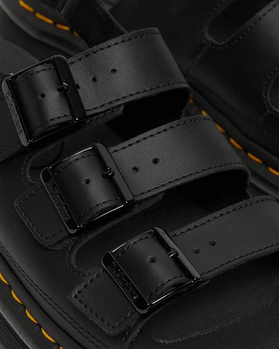 black dr martens soloman mens strap sandals