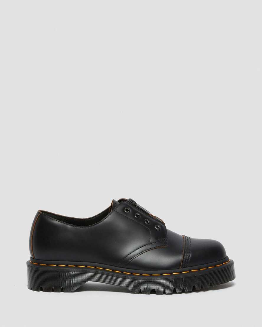 black dr martens smiths laceless bex mens casual shoes