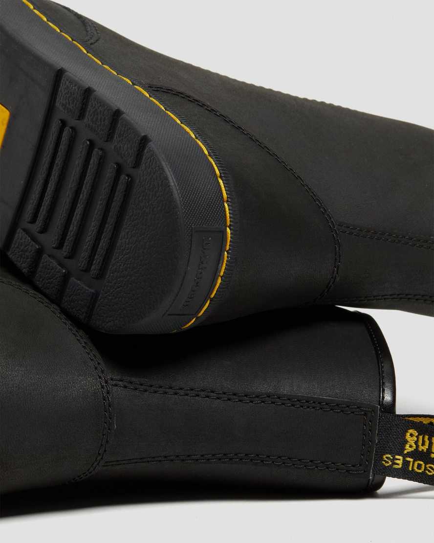black dr martens cairo mens casual shoes