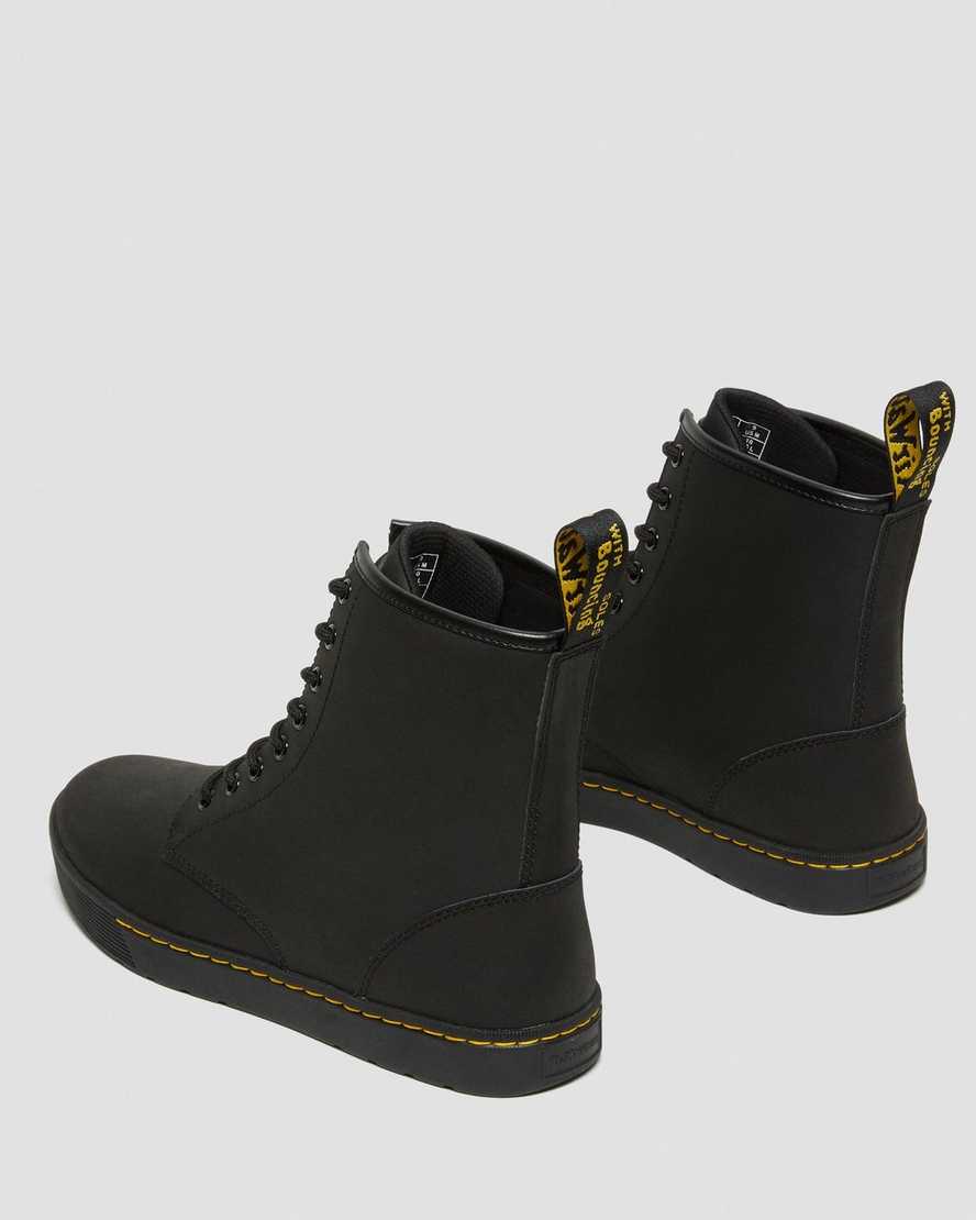 black dr martens cairo mens casual shoes