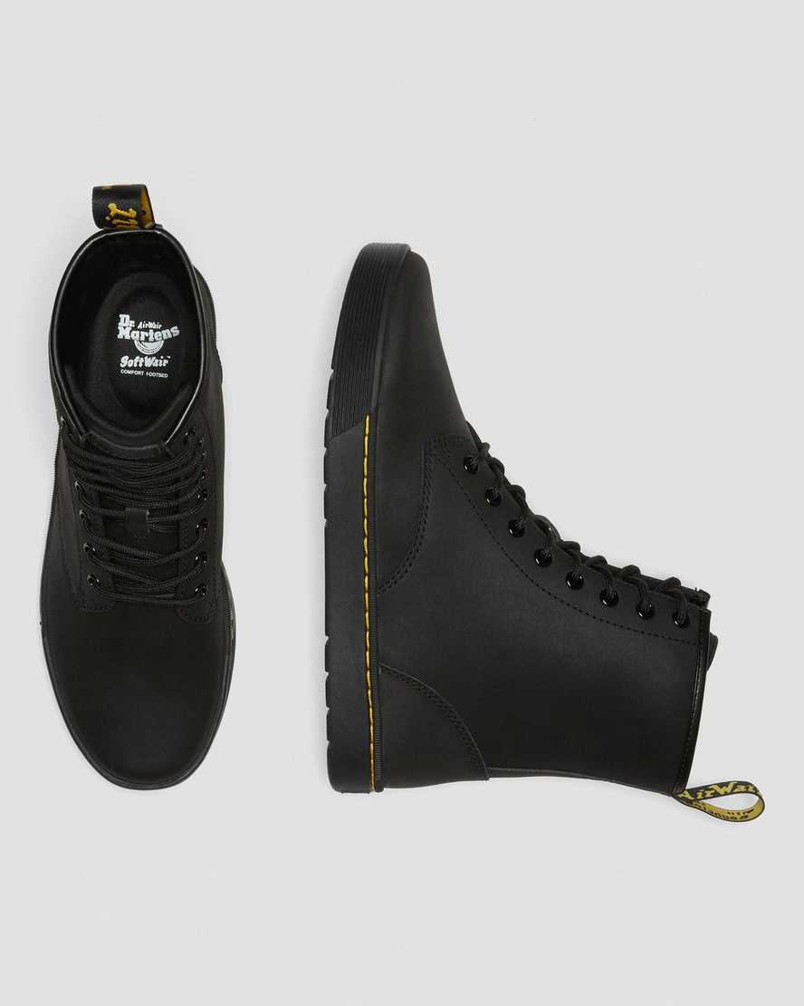 black dr martens cairo mens casual shoes
