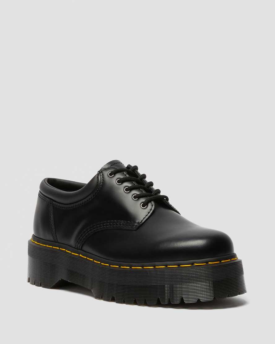 black dr martens 8053 platform mens casual shoes