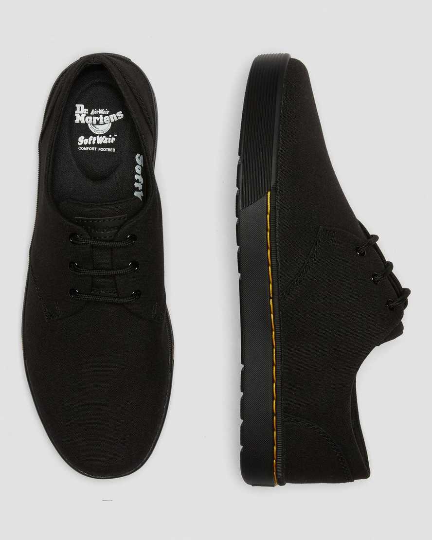 black dr martens cairo low mens casual shoes
