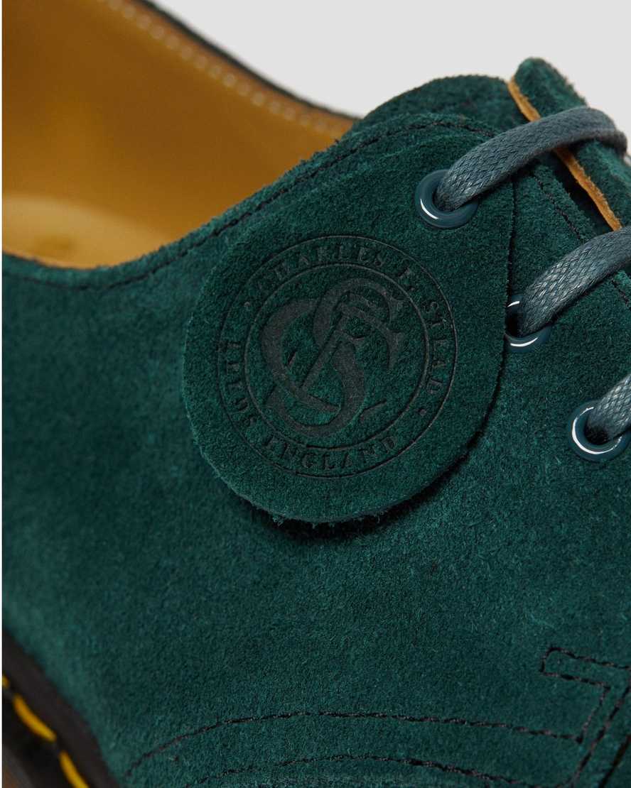 green dr martens 1461 made in england mens oxford shoes