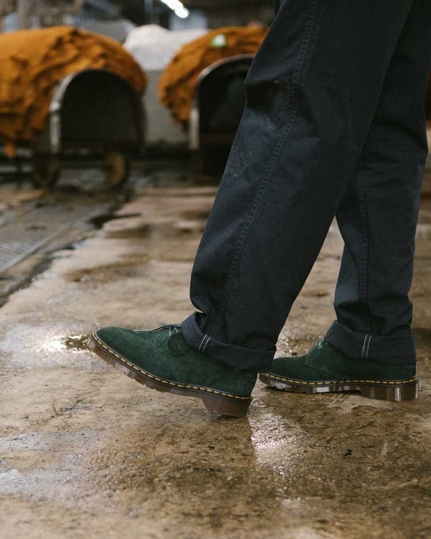 green dr martens 1461 made in england mens oxford shoes
