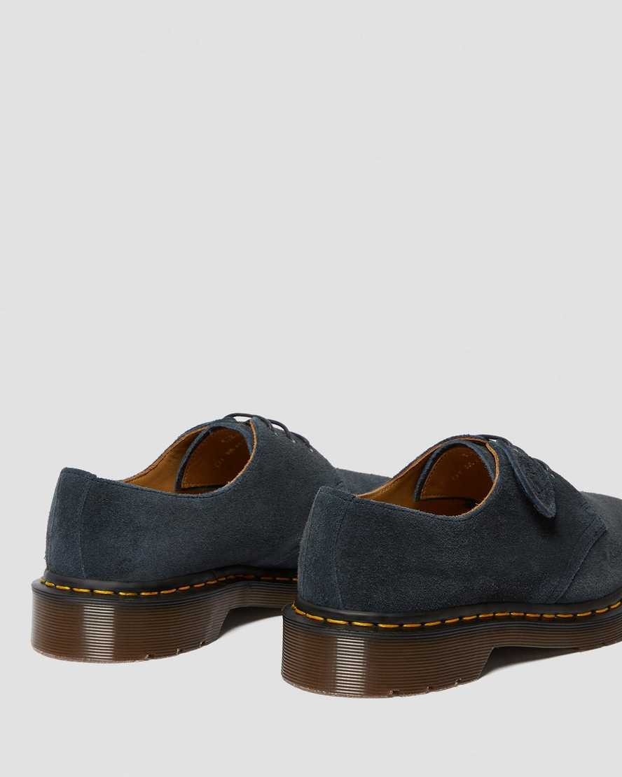 navy dr martens 1461 made in england mens oxford shoes