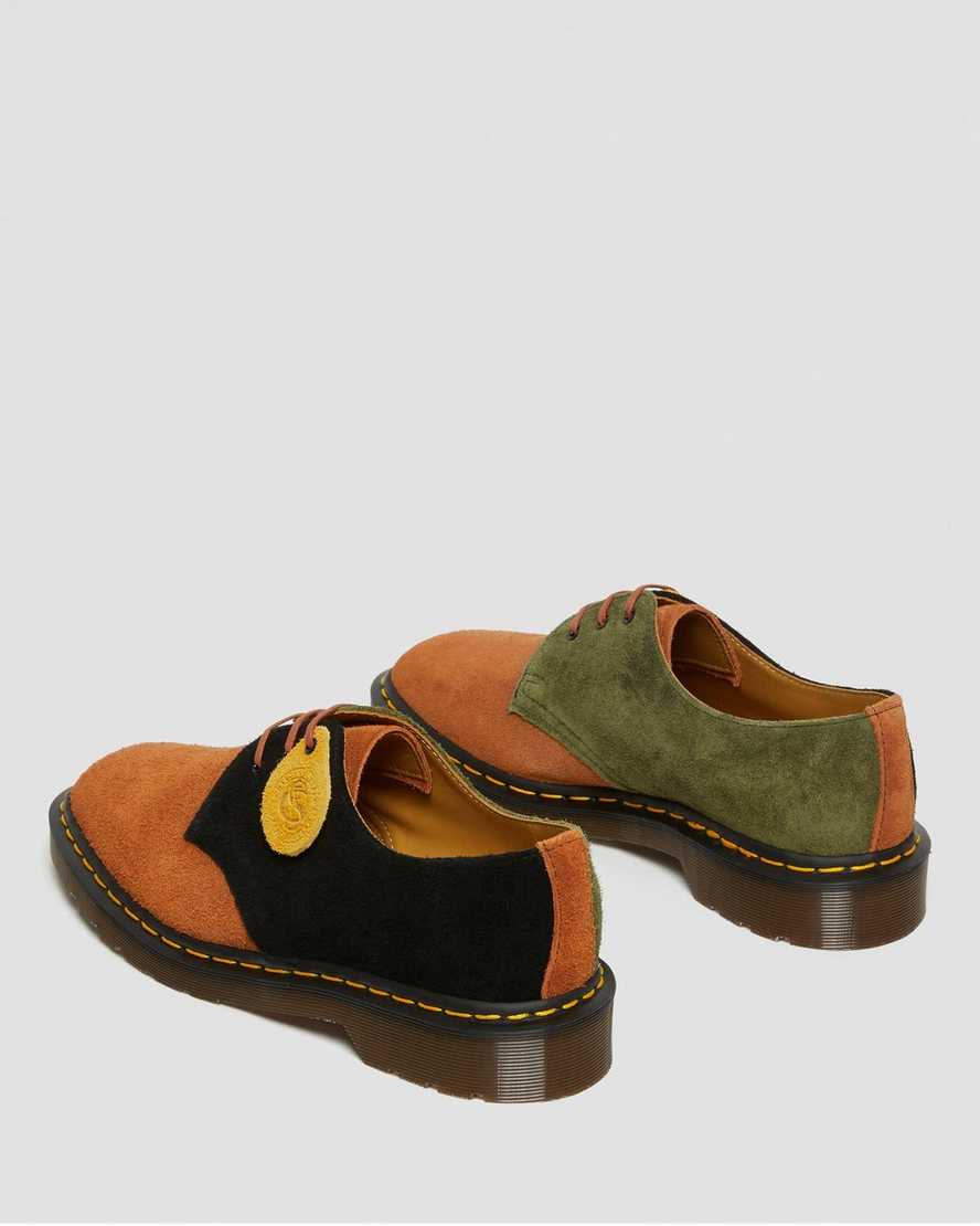 brown black dr martens 1461 made in england mens oxford shoes