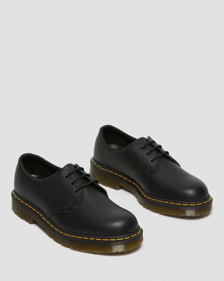 black dr martens 1461 slip resistant mens oxford shoes
