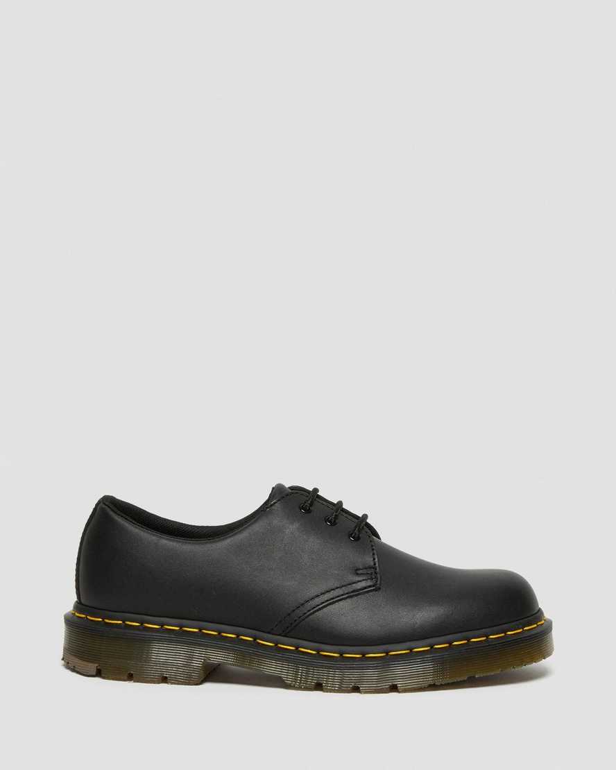 black dr martens 1461 slip resistant mens oxford shoes
