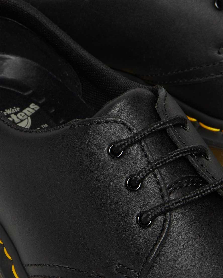 black dr martens 1461 slip resistant mens oxford shoes