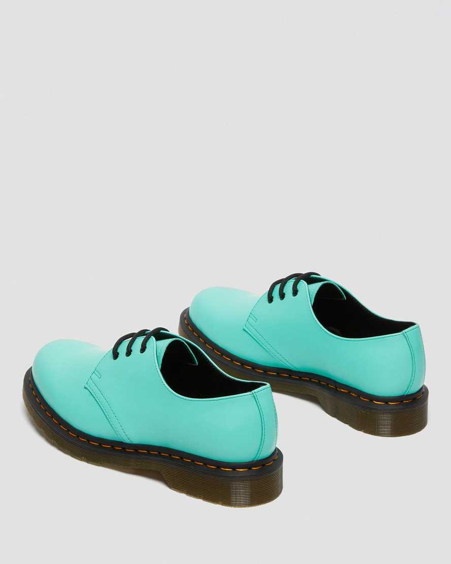 turquoise dr martens 1461 smooth mens oxford shoes