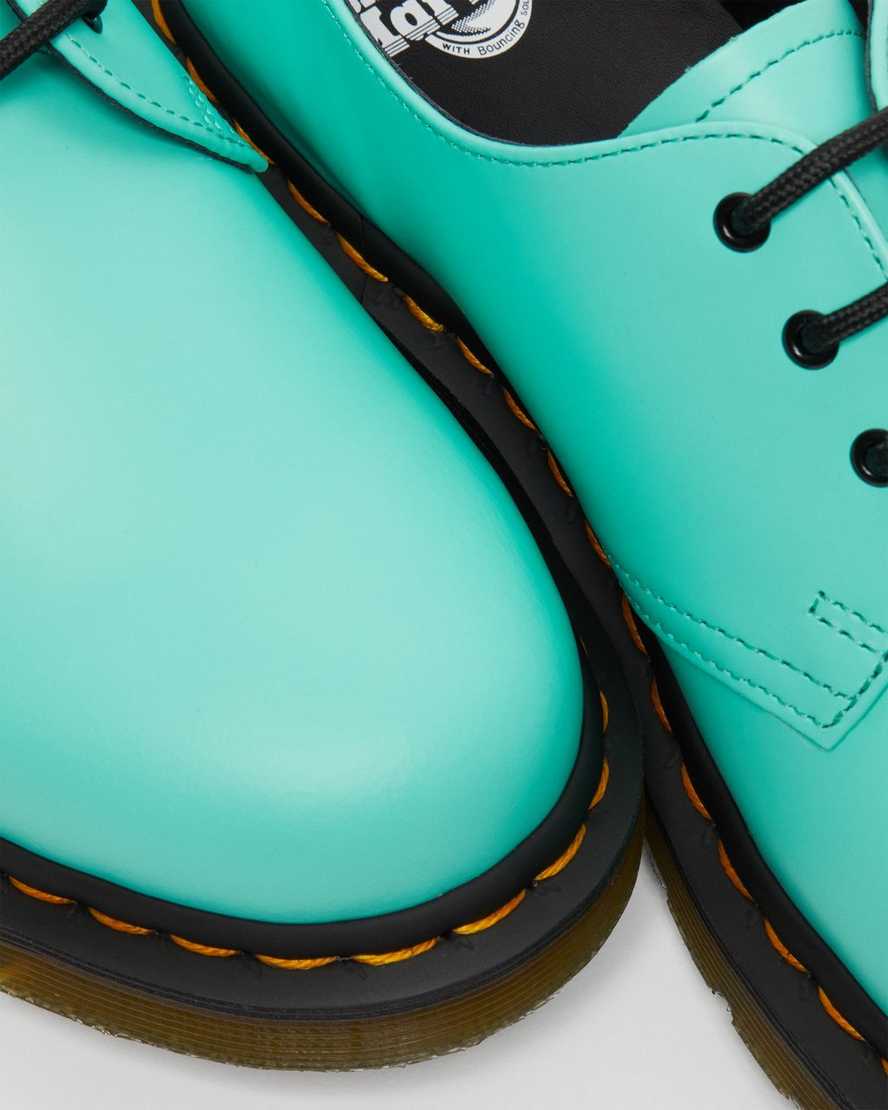 turquoise dr martens 1461 smooth mens oxford shoes