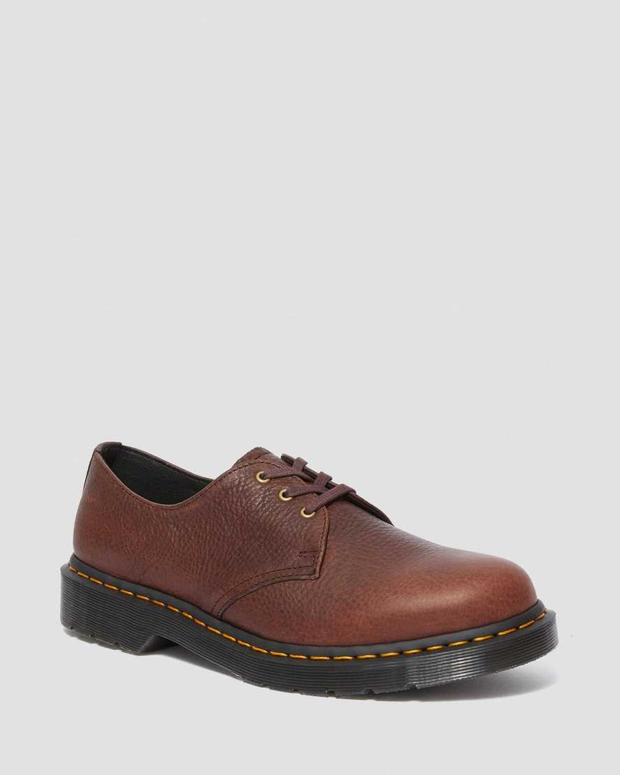 brown dr martens 1461 ambassador mens oxford shoes