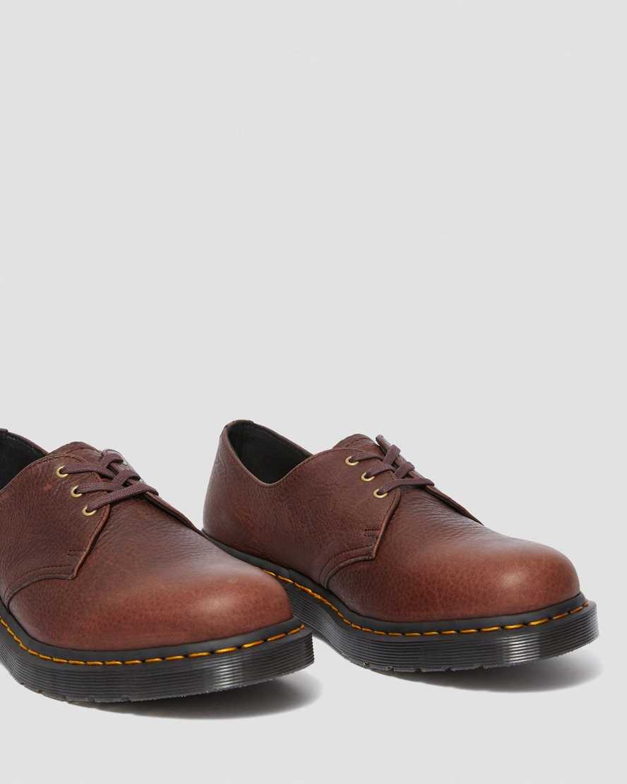 brown dr martens 1461 ambassador mens oxford shoes