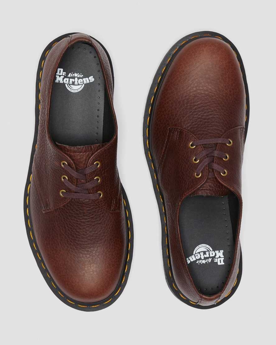 brown dr martens 1461 ambassador mens oxford shoes