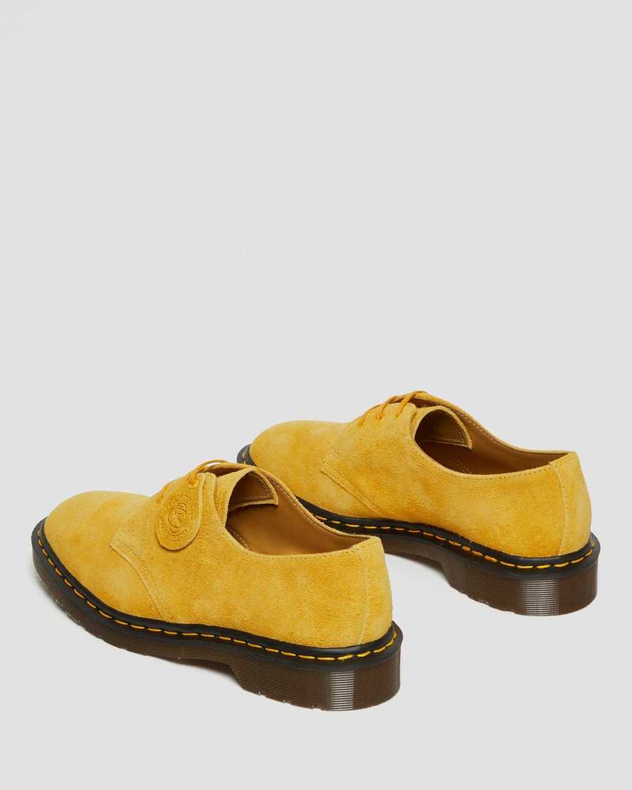 yellow dr martens 1461 made in england mens oxford shoes