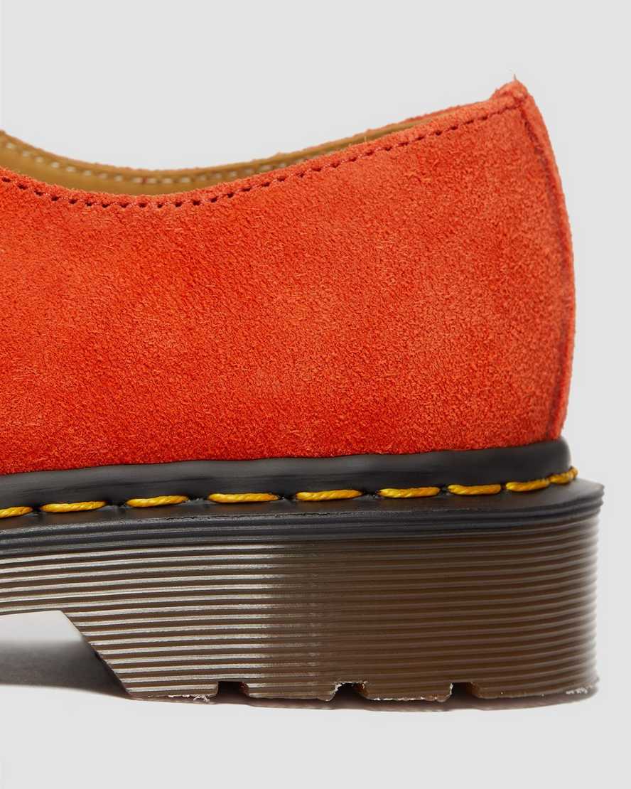 orange dr martens 1461 made in england mens oxford shoes