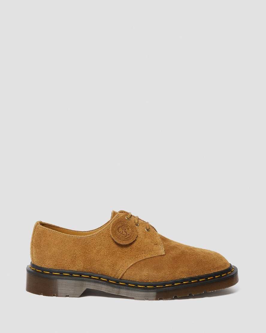 brown dr martens 1461 made in england mens oxford shoes