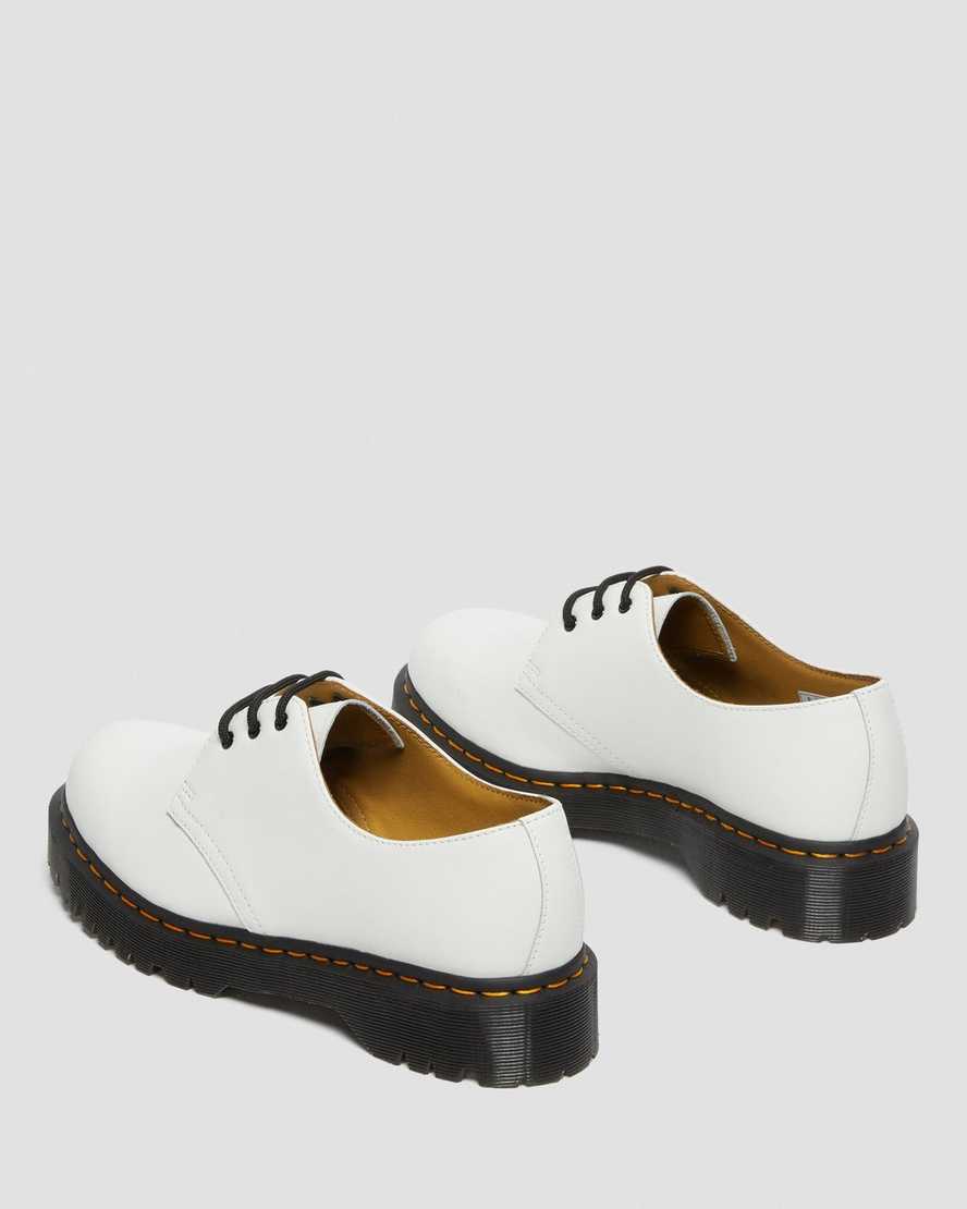 white dr martens 1461 bex smooth mens oxford shoes