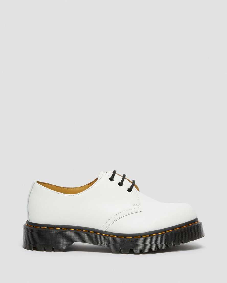 white dr martens 1461 bex smooth mens oxford shoes