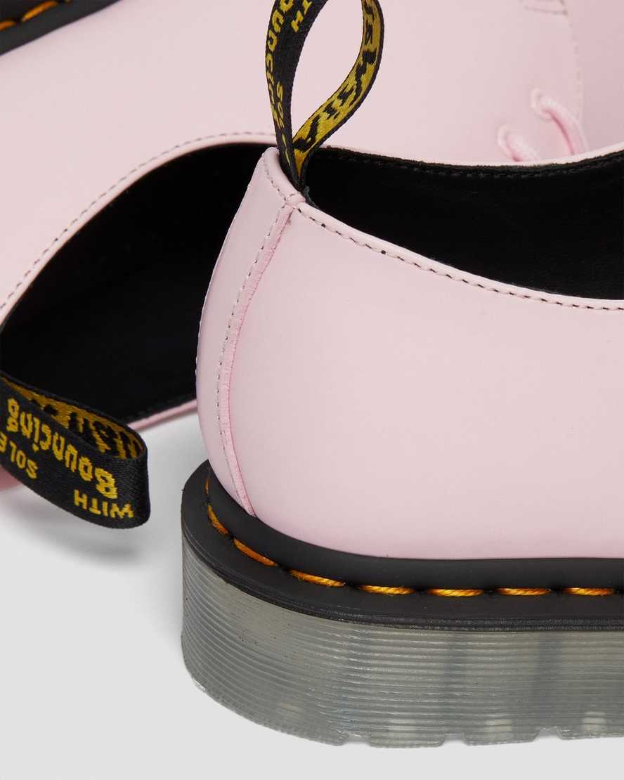 pink dr martens 1461 iced smooth mens oxford shoes