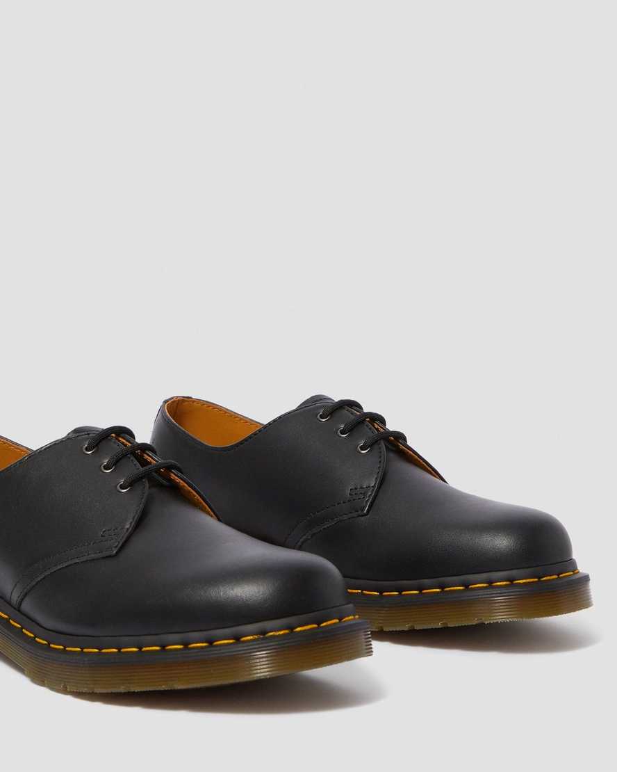 black dr martens 1461 nappa mens oxford shoes