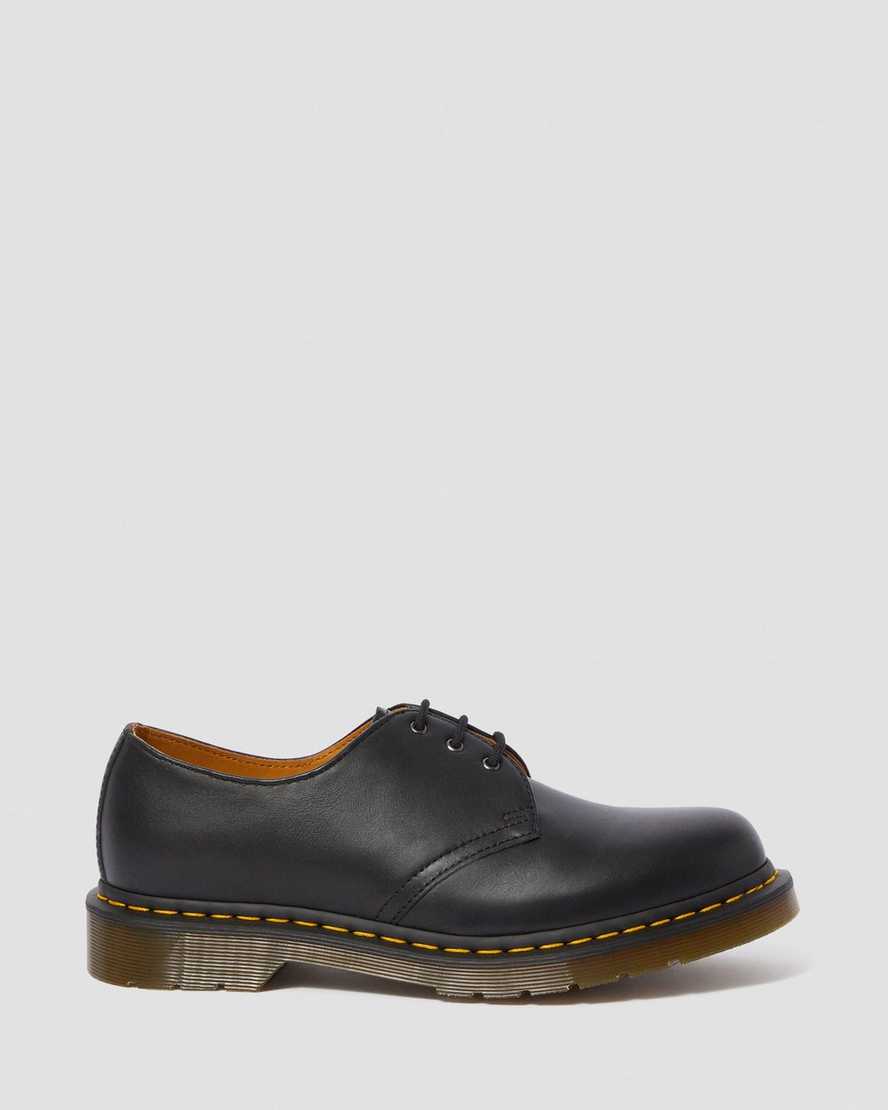 black dr martens 1461 nappa mens oxford shoes