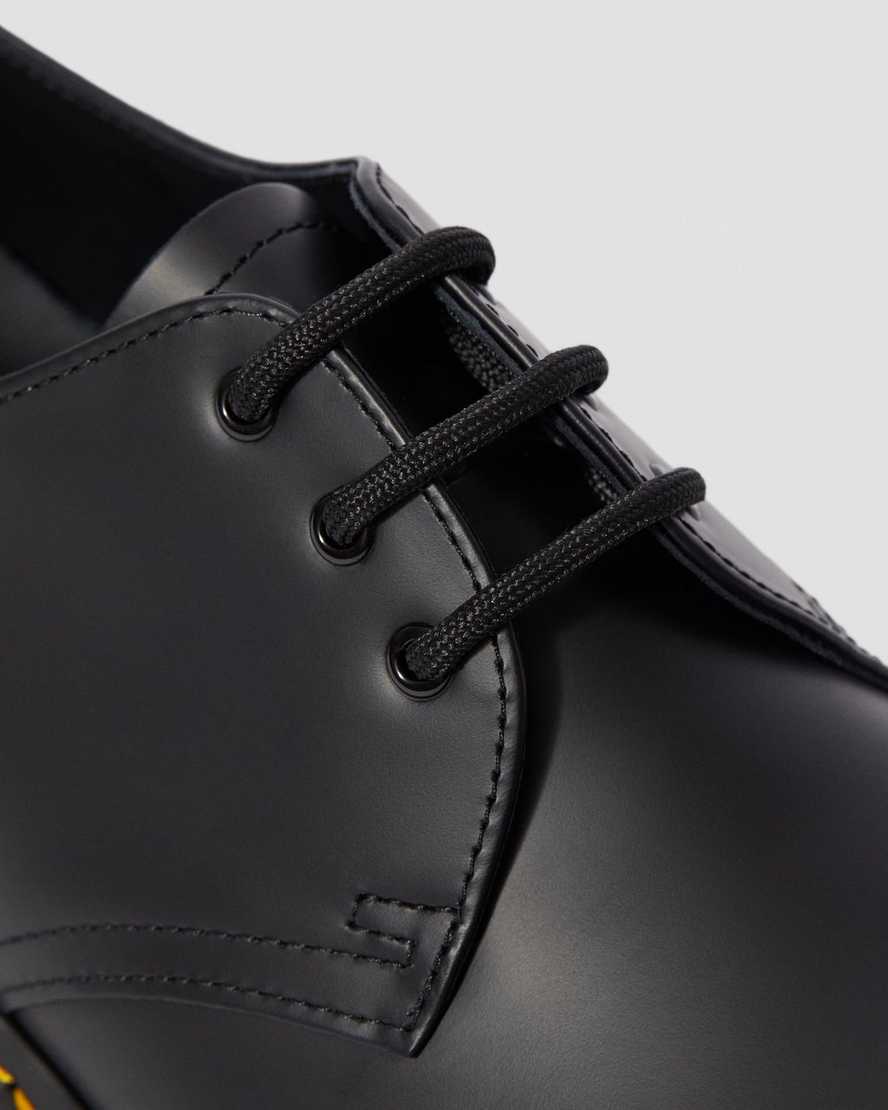 black dr martens 1461 bex smooth mens oxford shoes