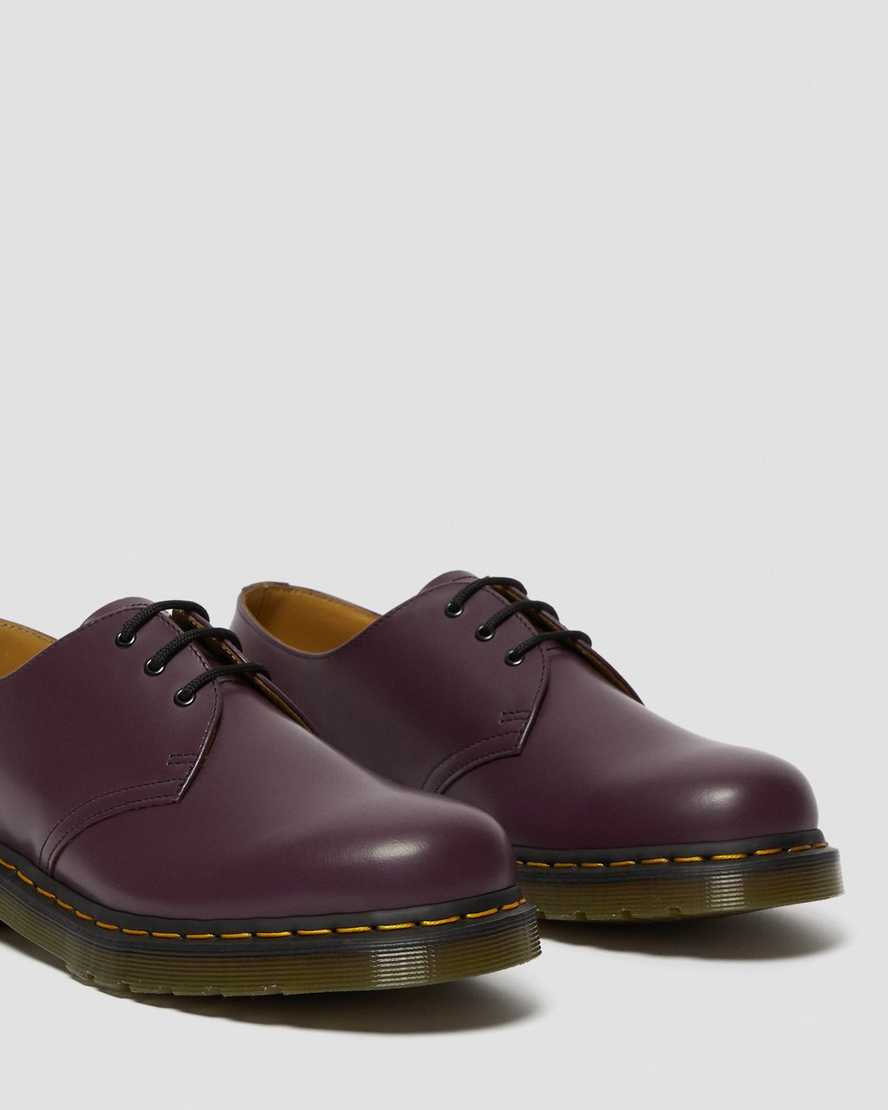 purple dr martens 1461 smooth mens oxford shoes