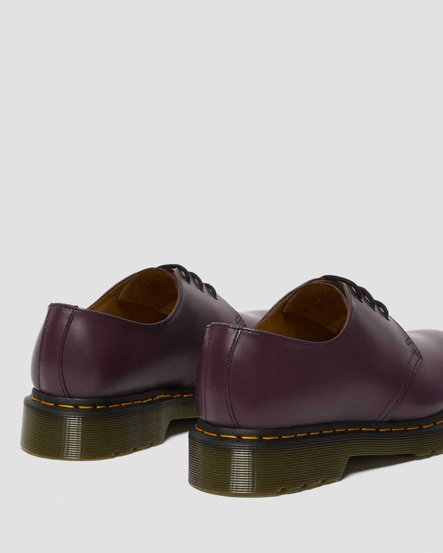 purple dr martens 1461 smooth mens oxford shoes