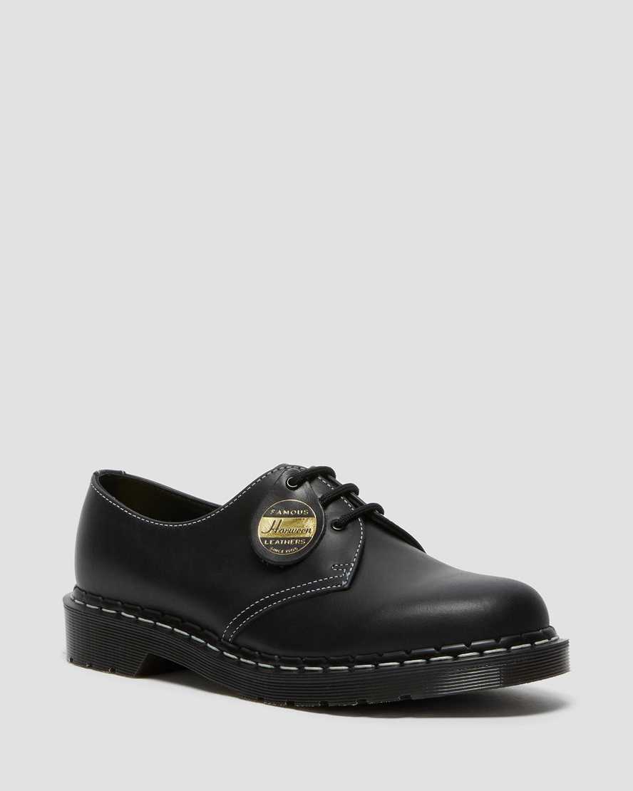 black dr martens 1461 cavalier mens oxford shoes