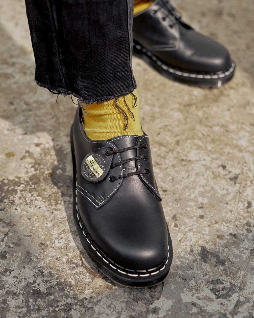 black dr martens 1461 cavalier mens oxford shoes