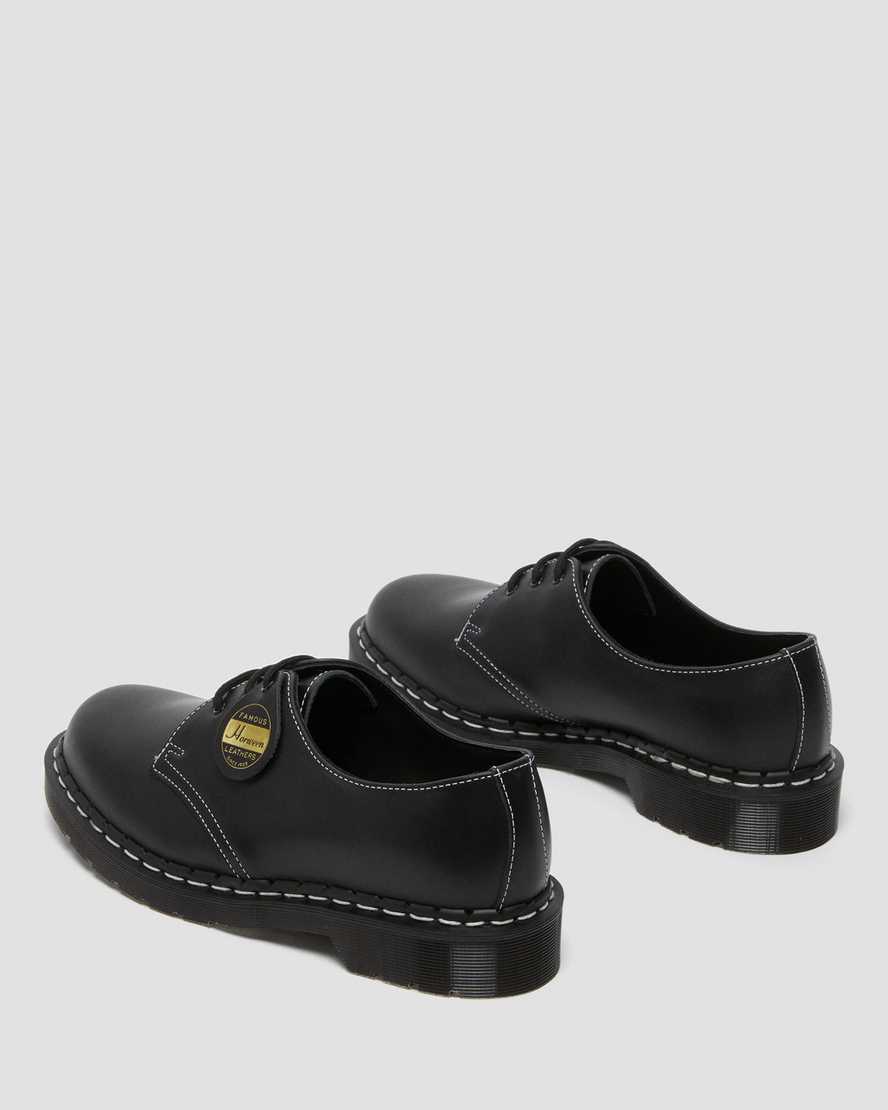 black dr martens 1461 cavalier mens oxford shoes