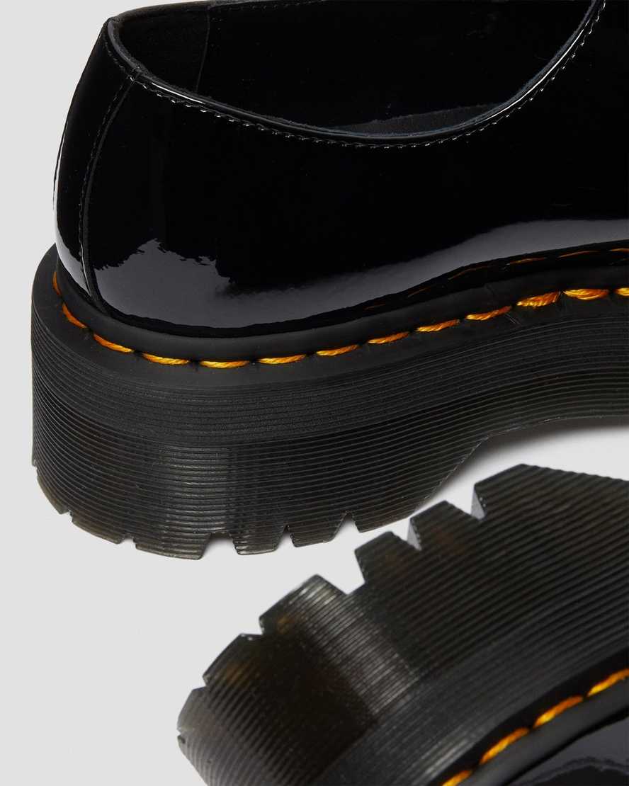 black dr martens 1461 patent platform mens oxford shoes