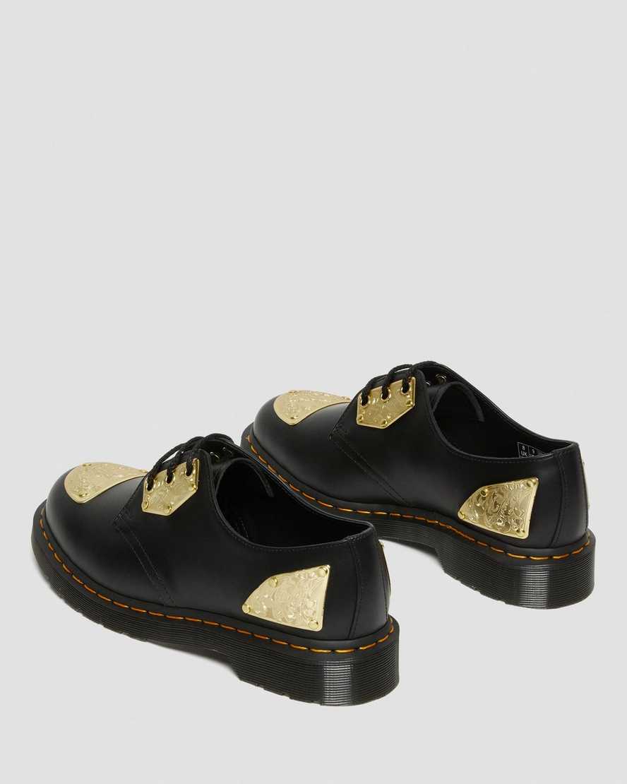 black dr martens king nerd 1461 mens oxford shoes