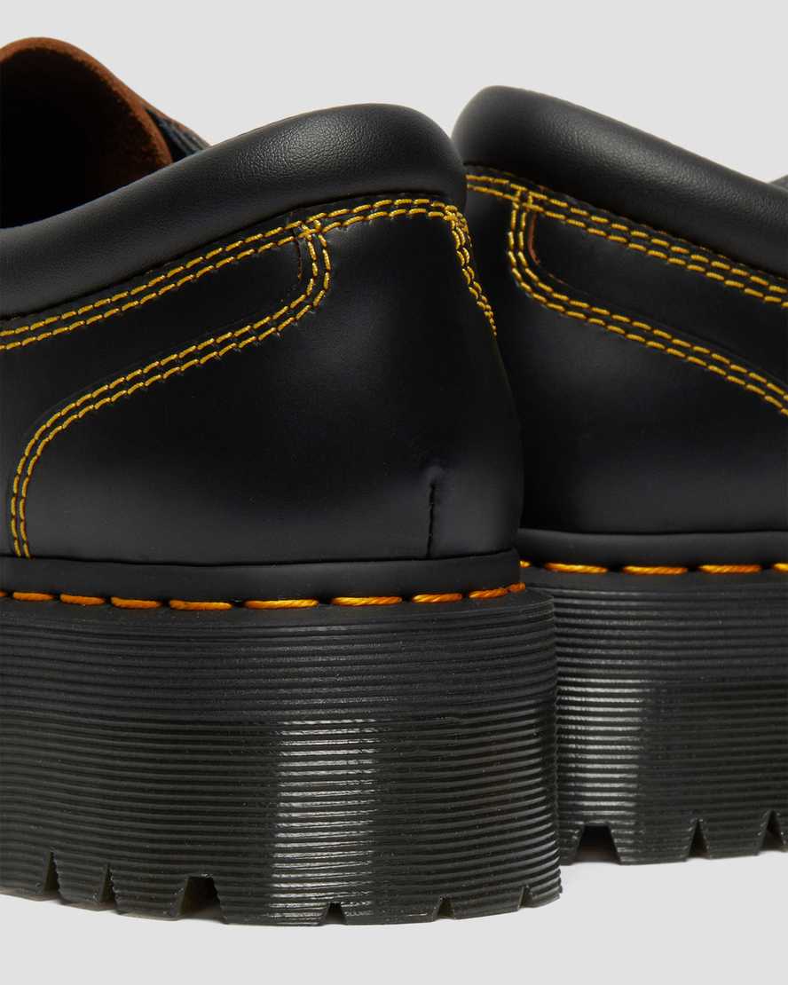 black dr martens collier lace to toe mens platform shoes