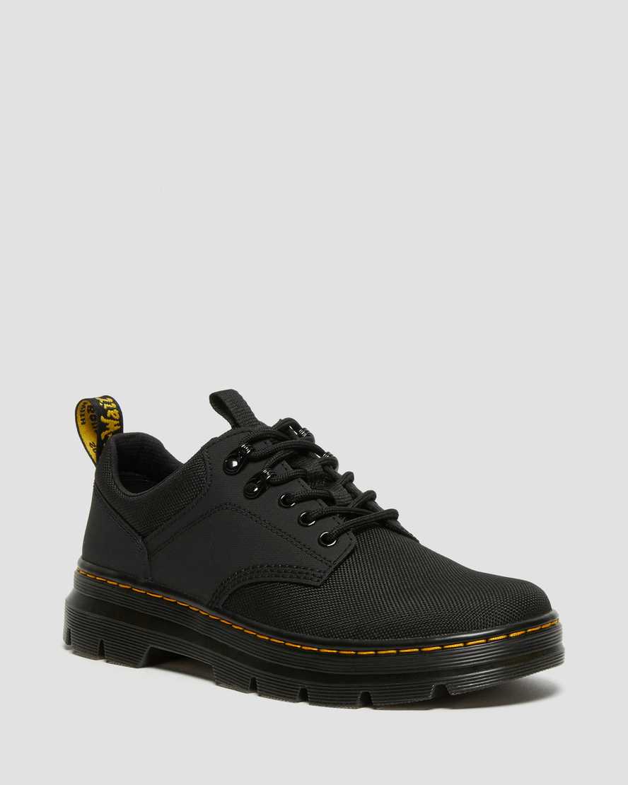 black dr martens reeder mens utility shoes