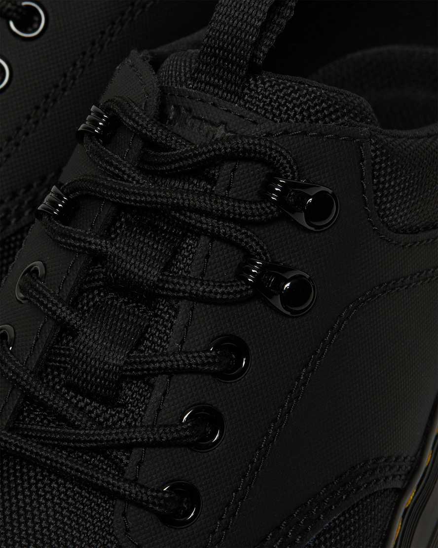 black dr martens reeder mens utility shoes