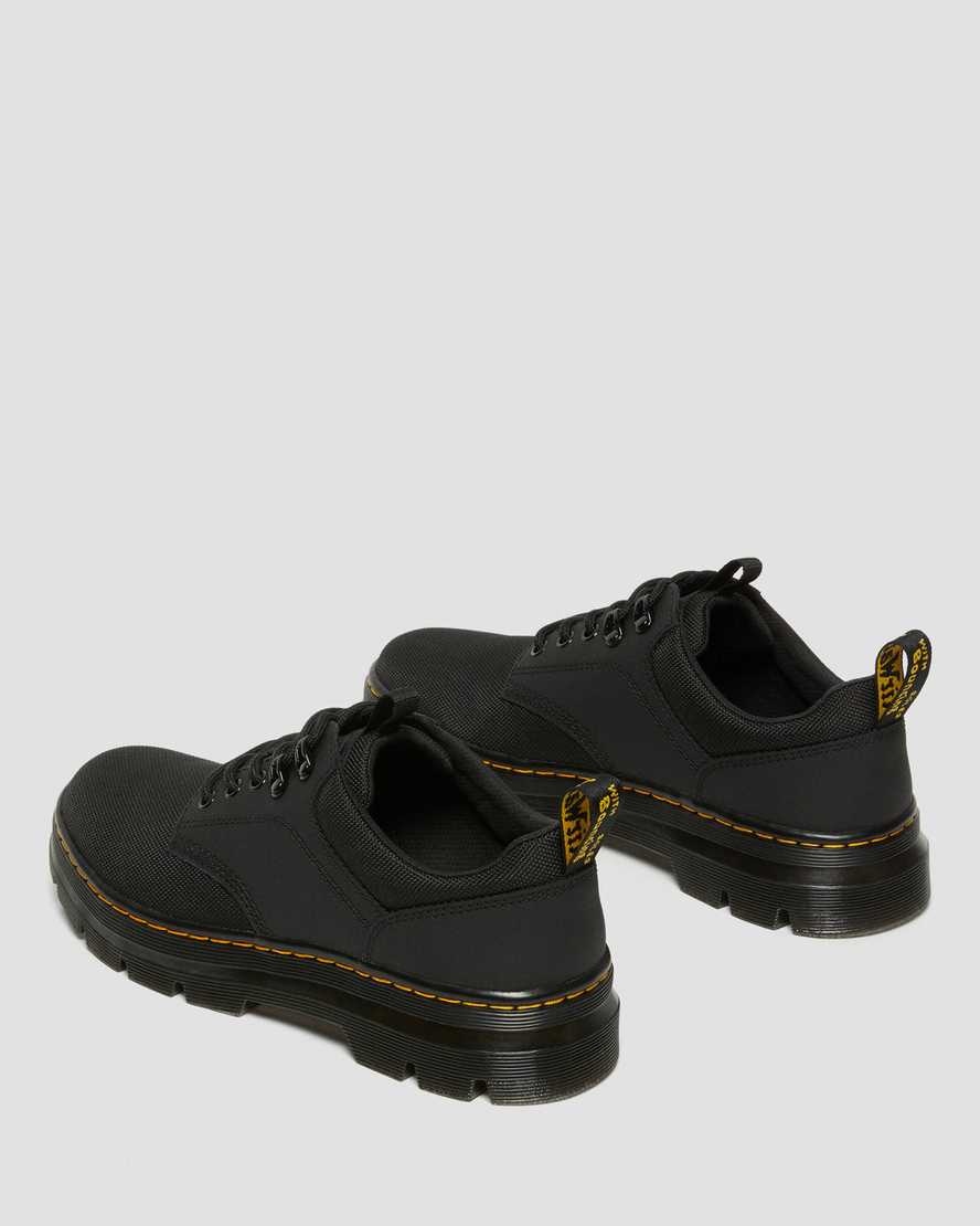 black dr martens reeder mens utility shoes