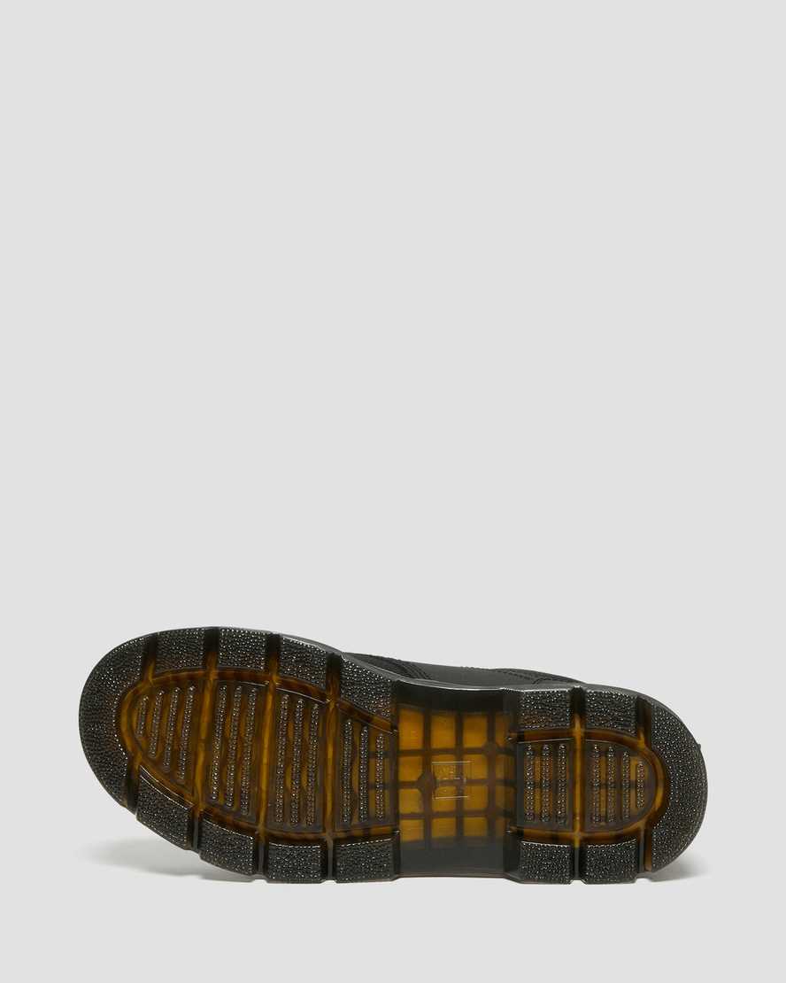 black dr martens reeder mens utility shoes