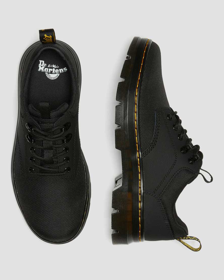 black dr martens reeder mens utility shoes